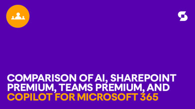 Microsoft AI comparison: SharePoint Premium vs Teams Premium vs Microsoft 365 Copilot