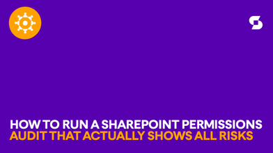 How to run a SharePoint permissions audit that actually shows all risks