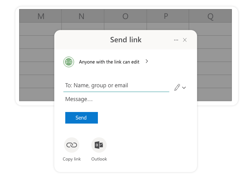 File sharing in Excel