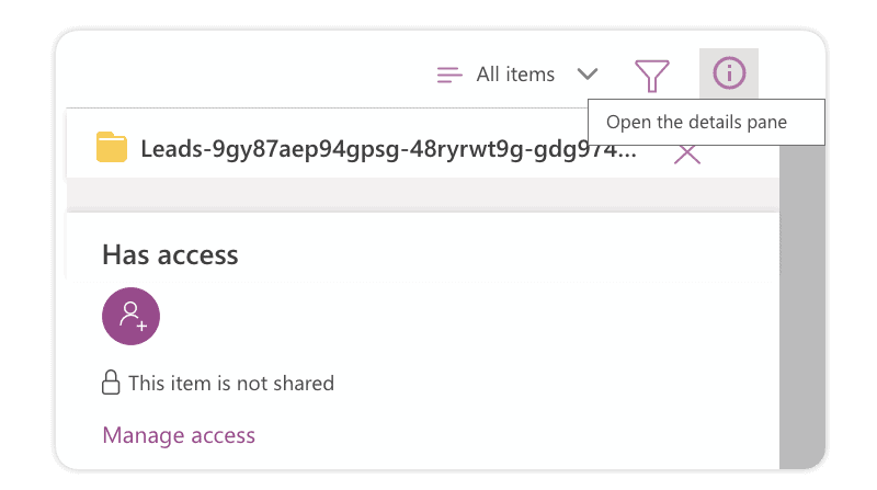How to manage access in Microsoft Lists