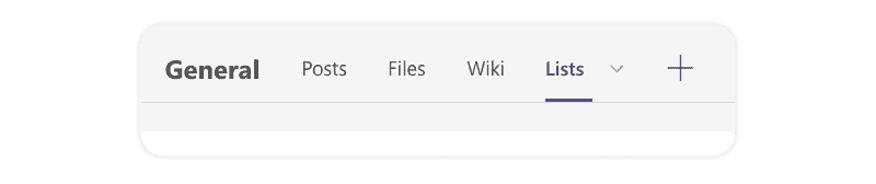 How to add a Lists tab in Microsoft Teams