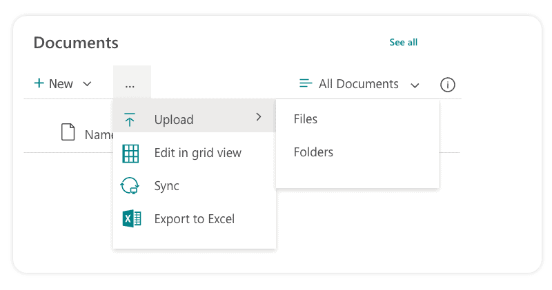 sharepoint documents upload