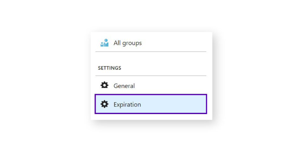 Azure AD setting an expiration policy