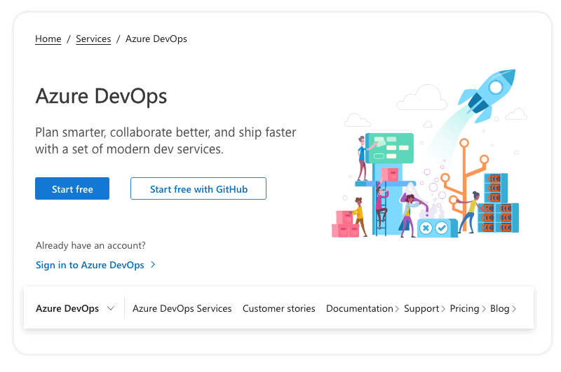 Azure DevOps Website Kanban Microsoft Teams