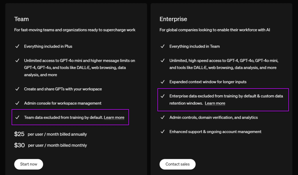 ChatGPT pricing