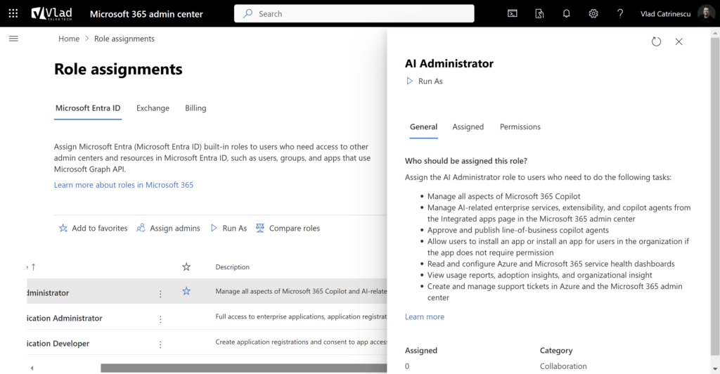 Copilot Administrator Roles