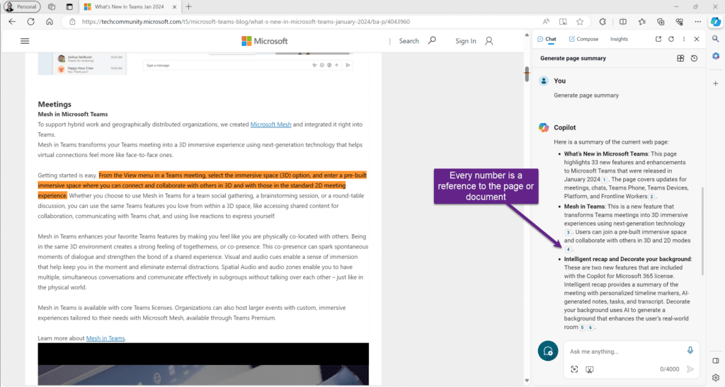 Edge Copilot References