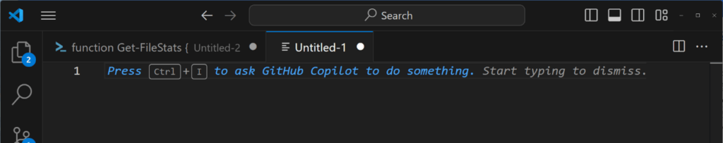 GitHub Copilot VS code