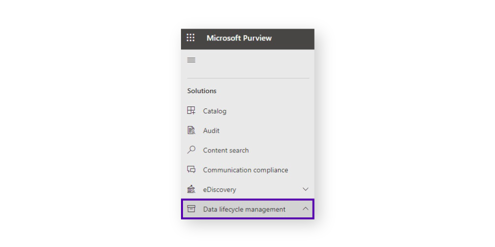 Microsoft Purview data lifecycle management