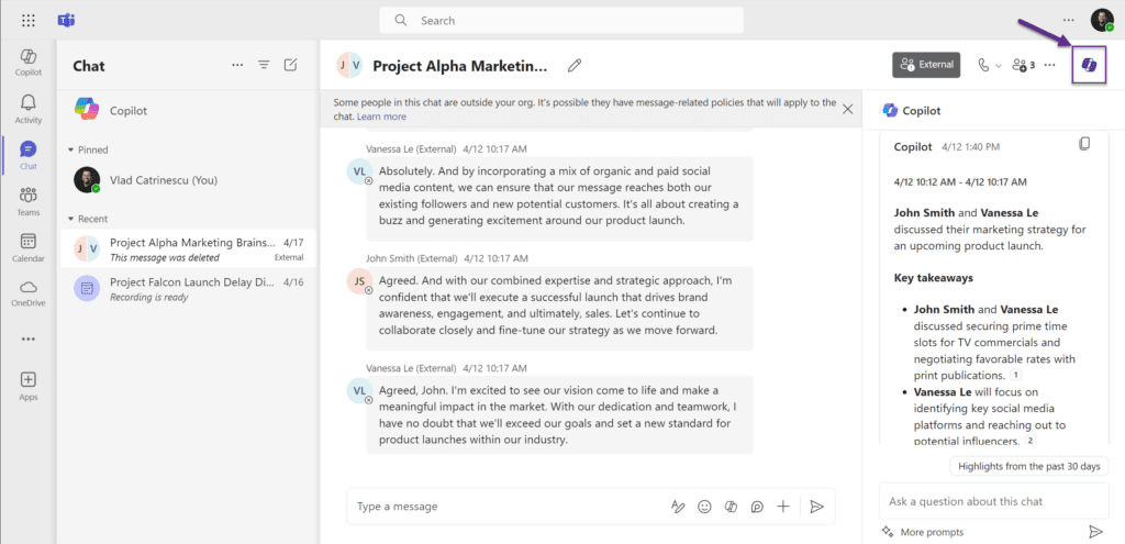 Microsoft Teams Copilot