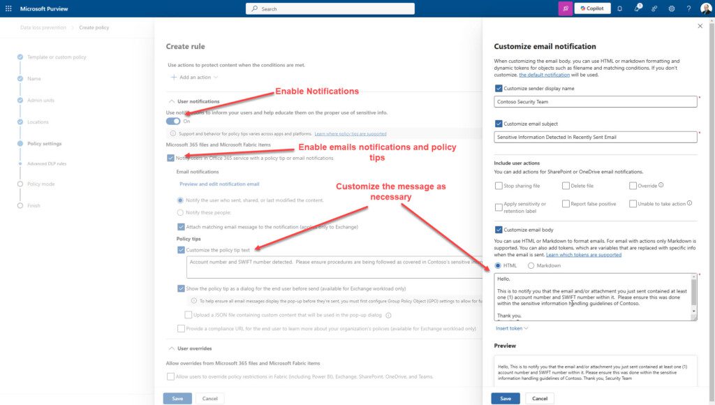 SharePoint how to set policy in active mode