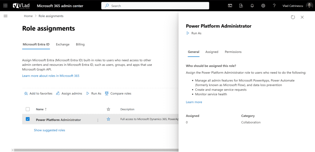 Power Platform Admin Center