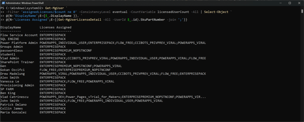 PowerShell code