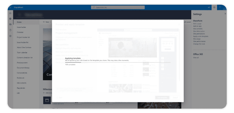 Apply and Customize Any SharePoint Online Templates
