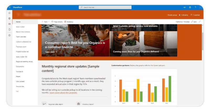 Modern and Classic SharePoint Sites