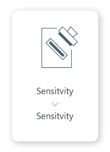 sensitivity option