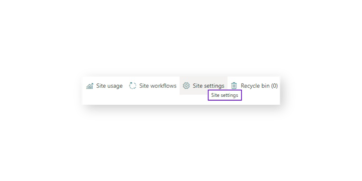 SharePoint-governance-site-settings