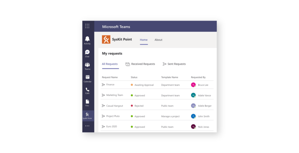 Syskit Point's intuitive Teams app