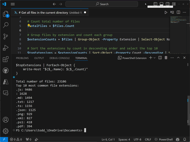 running ChatGPT PowerShell scripts