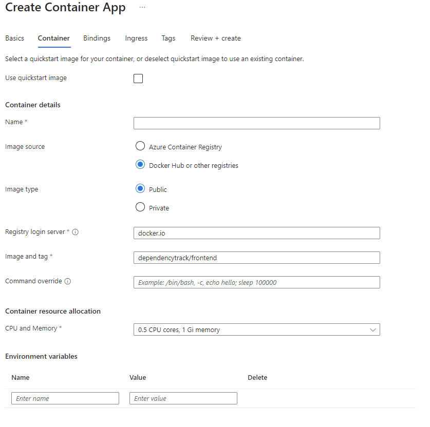 azure container apps details