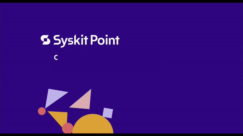 Syskit Point - Dark Mode appearance