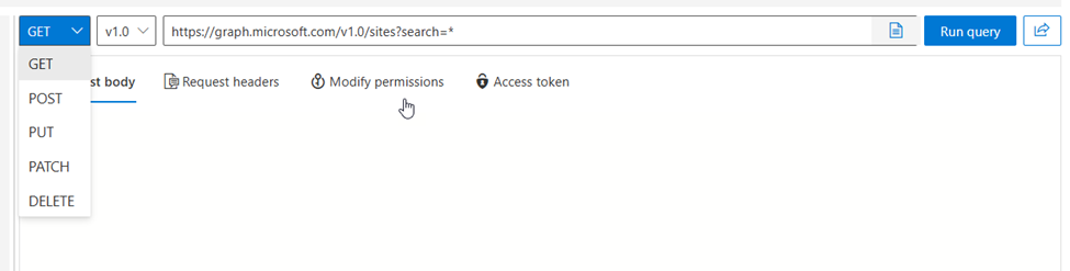 MIcrosoft Graph Explorer