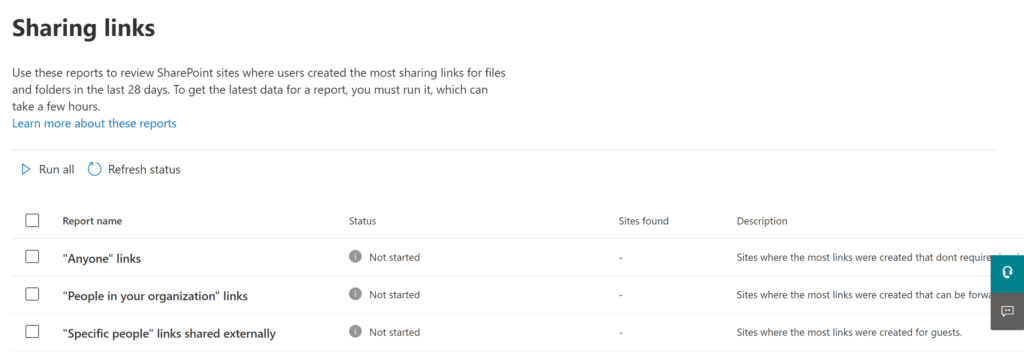 Sharepoint Premium Sharing links