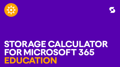 Microsoft 365 for Education storage calculator