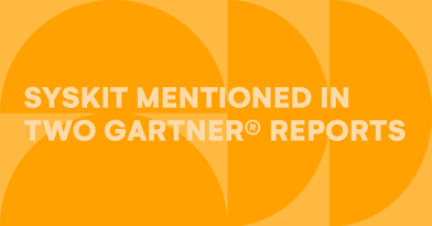 Syskit mentioned in two Gartner® reports&nbsp;