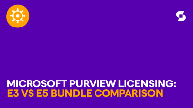 Microsoft Purview Licensing: E3 vs E5 bundle comparison&nbsp;