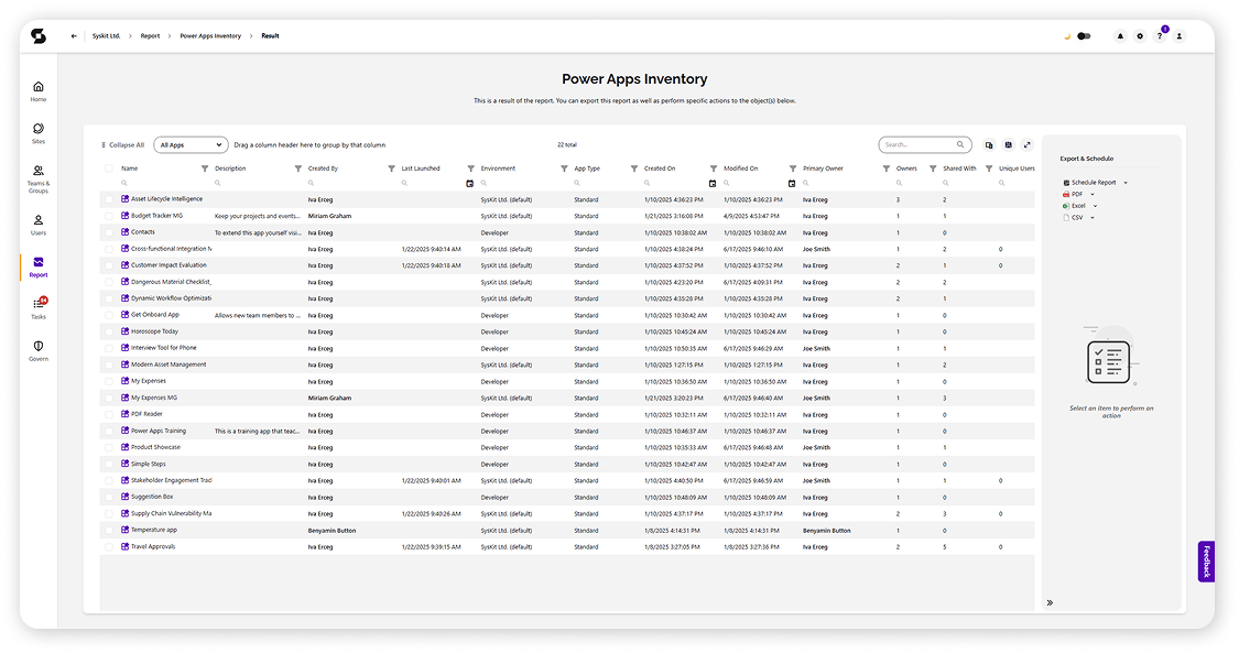 Power App Inventory