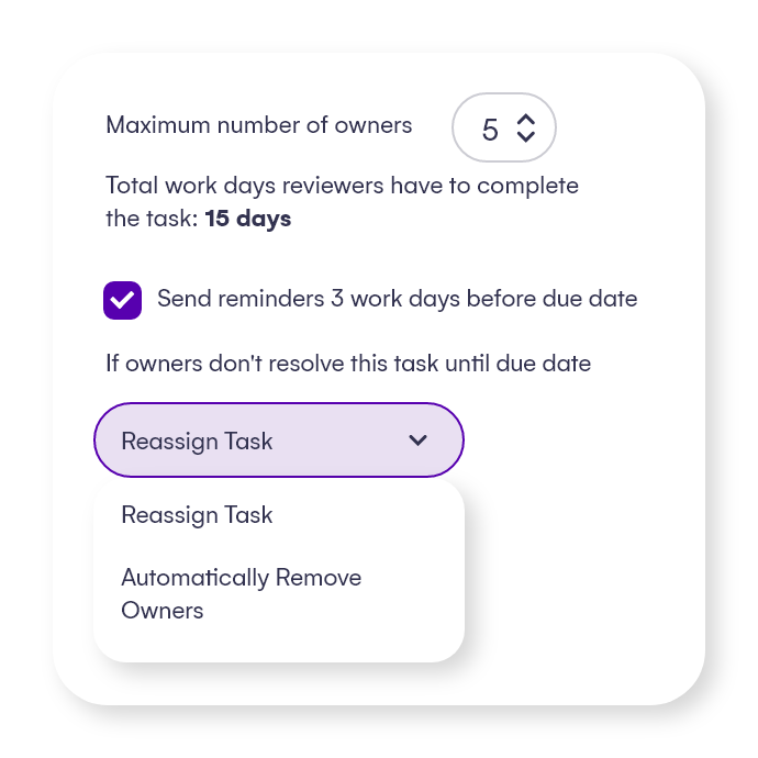 Maximum number of owners