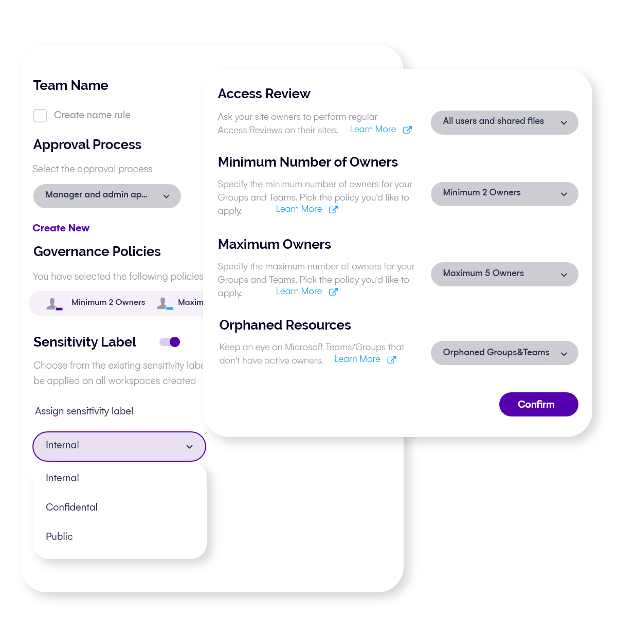 Built-in governance – Compliance throughout the lifecycle
