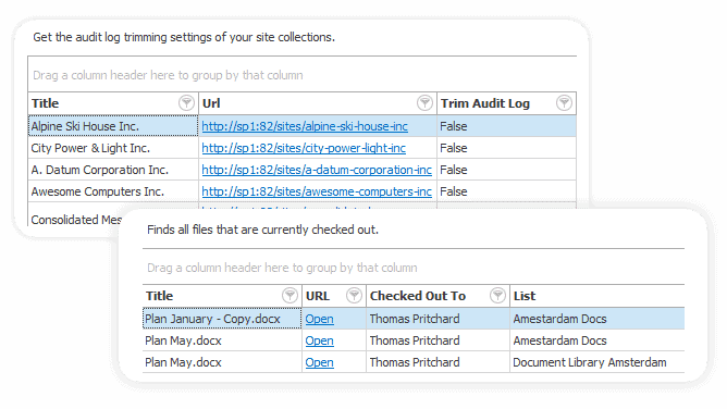 Easily create queries and resolve specific problems