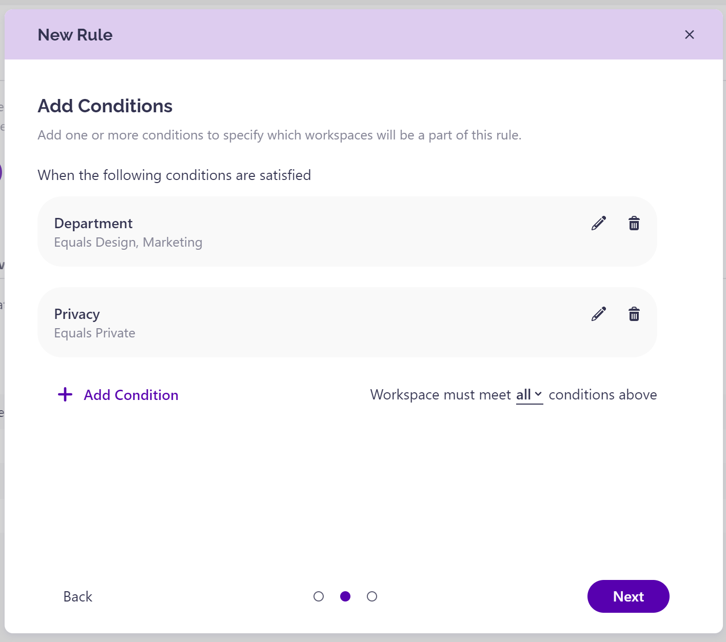New Rule - Add Conditions