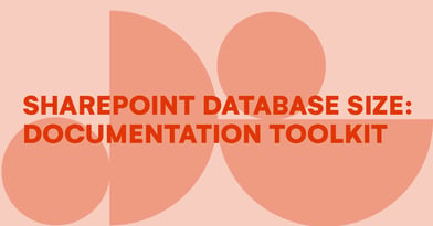 Documentation toolkit for SharePoint database size