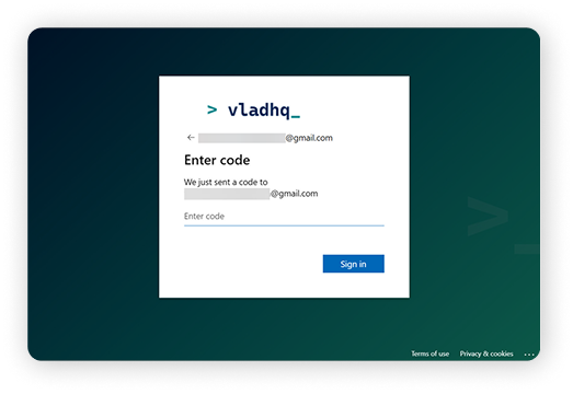 External Recipients Receive a Code