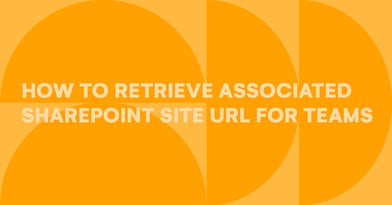 Retrieve Associated SharePoint Site URL for Microsoft Teams