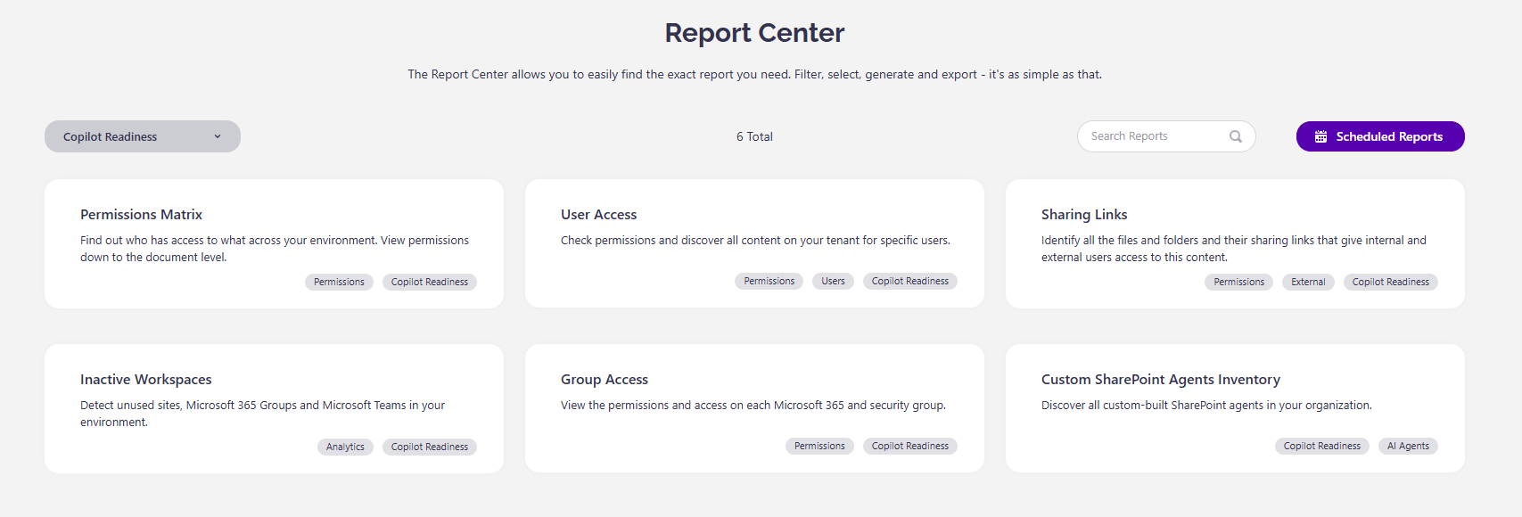 SharePoint Agents Report