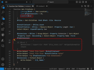 Using AI to write PowerShell scripts