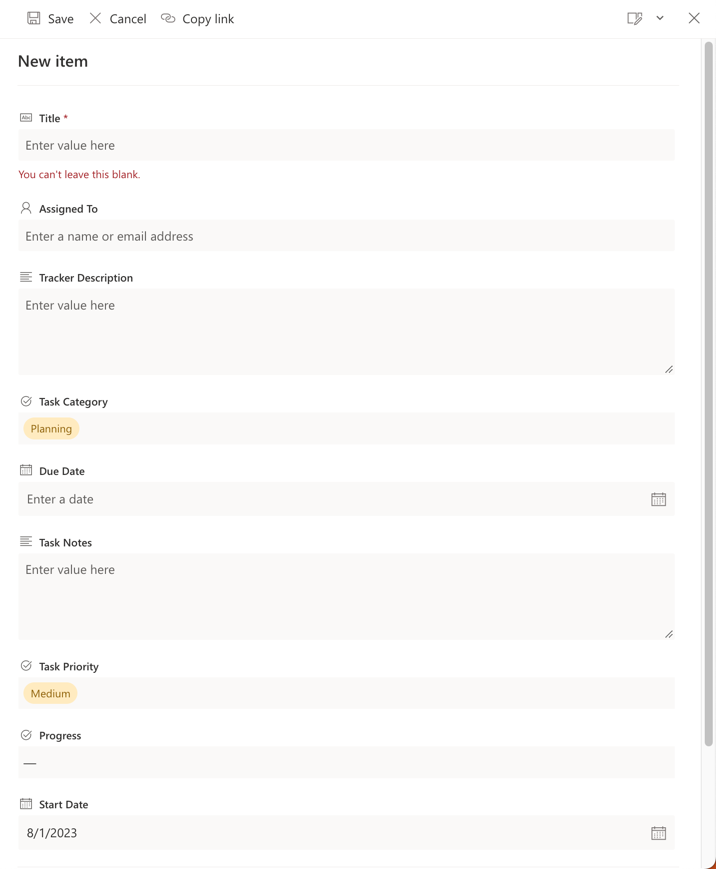 SharePoint list formatting