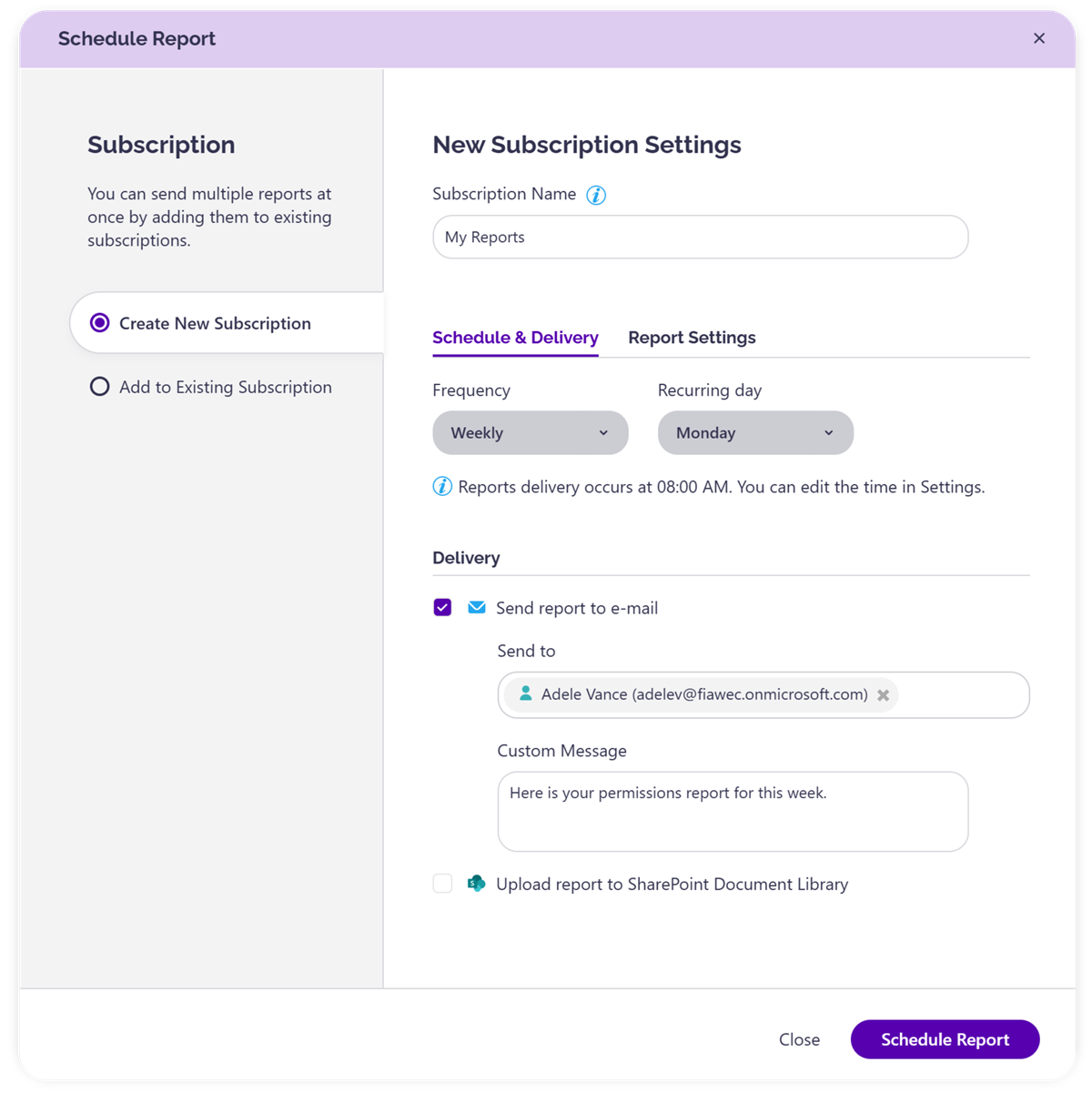 Automated compliance reporting