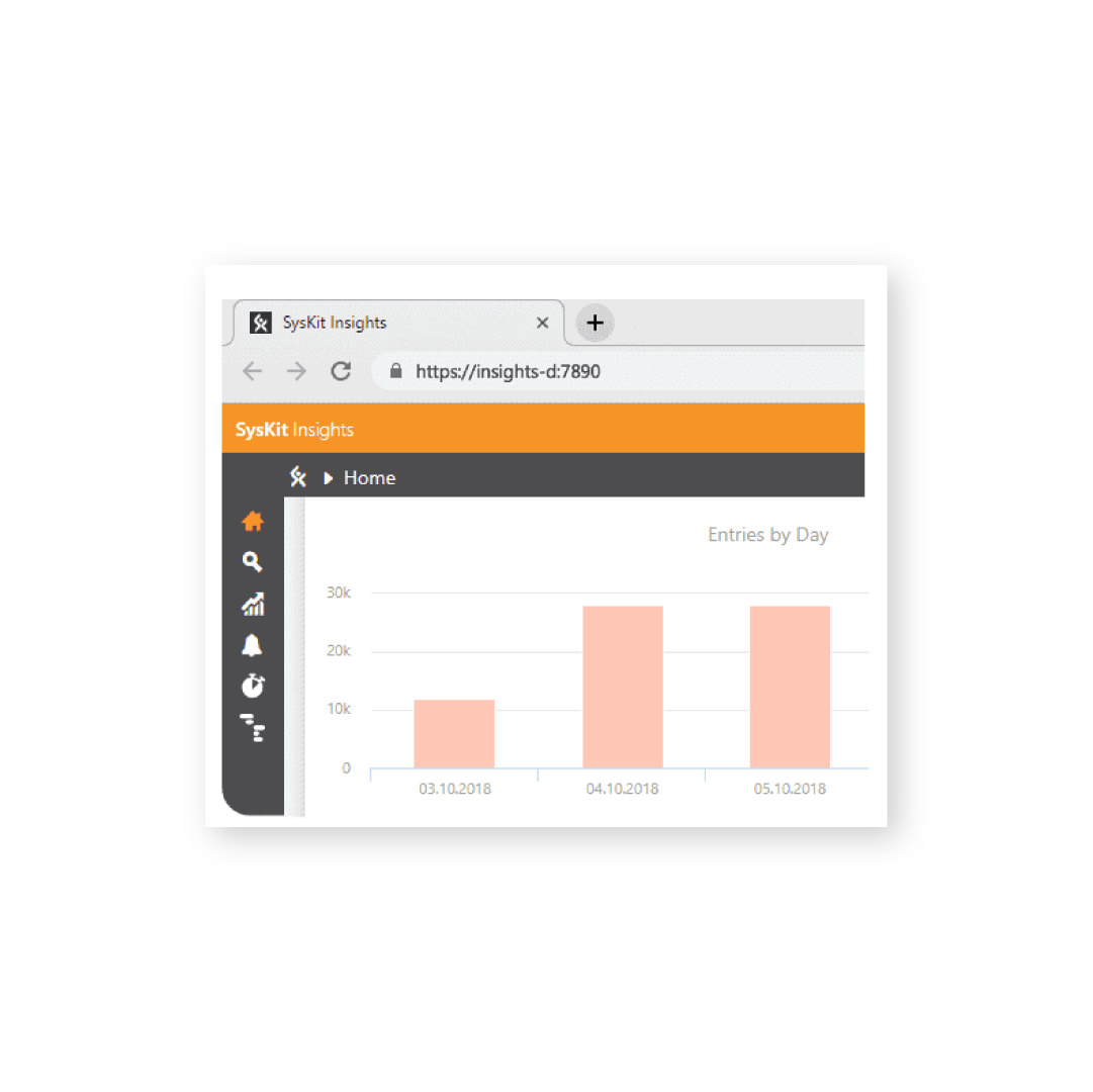 Insights web app small interface