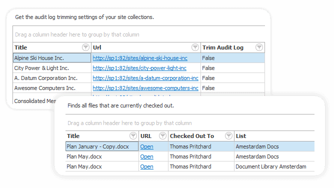 SPDocKit SharePoint queries