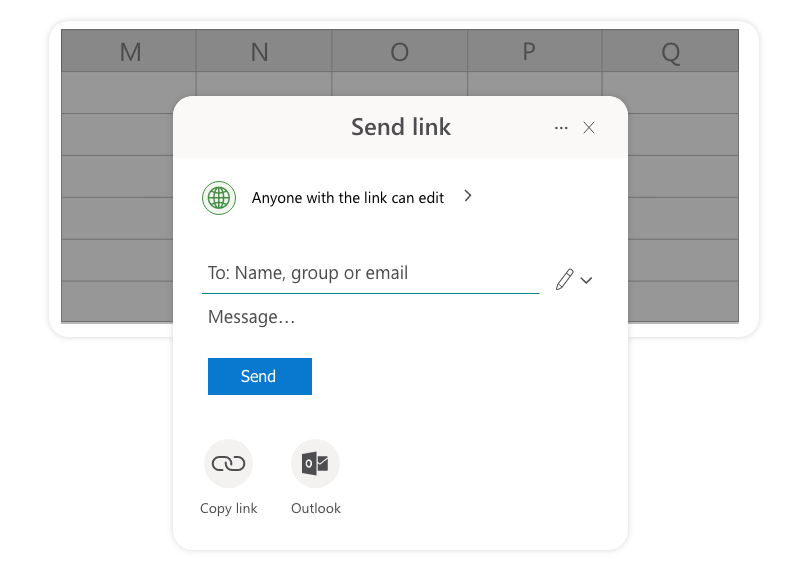 File sharing in Excel