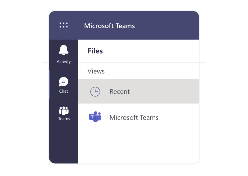 Microsoft Teams file sharing