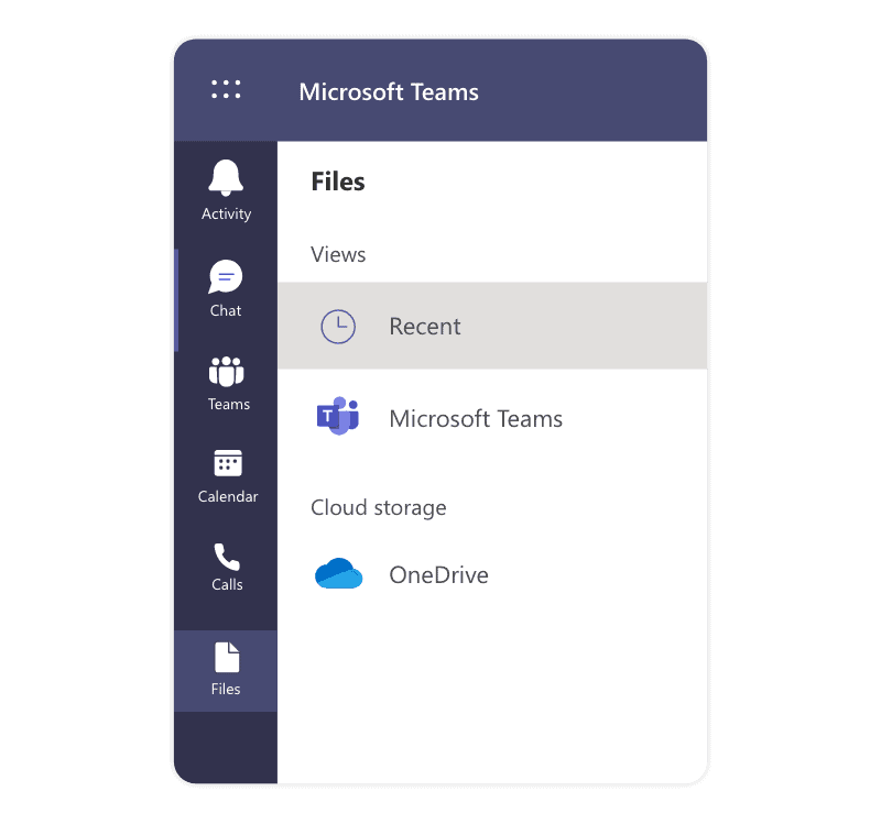 teams file sharing second method