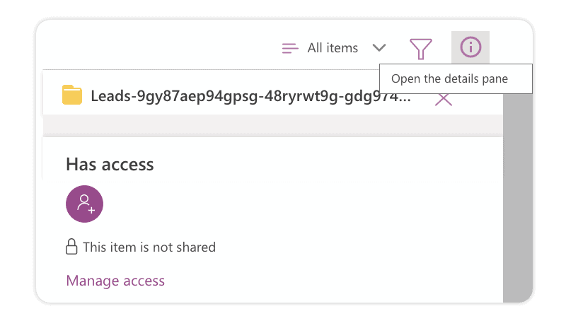 How to manage access in Microsoft Lists 