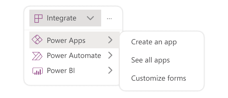 How to integrate Power Apps in Microsoft Lists with Microsoft 365 apps