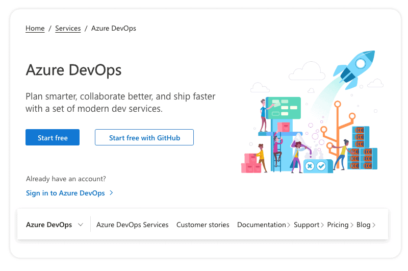 Azure DevOps Website Kanban Microsoft Teams